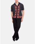 Chemise imprimée noire