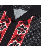 Chemise imprimée noire