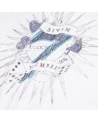 T-shirt avec sérigraphie blanc