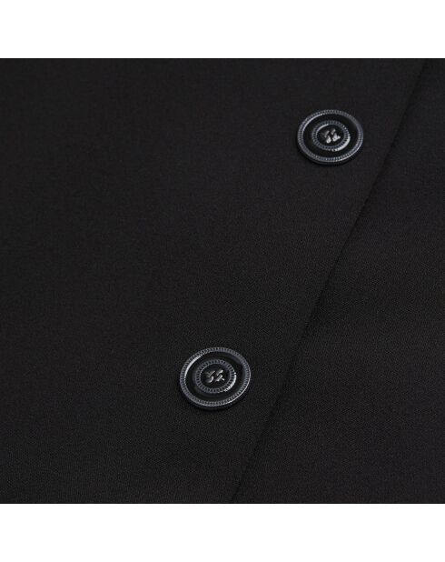 Jupe courte en crêpe noire