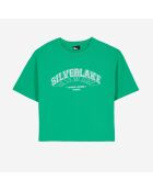 T-shirt avec sérigraphie vert clair