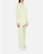 Veste tailleur jaune clair