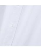 Chemise en coton et lin blanche