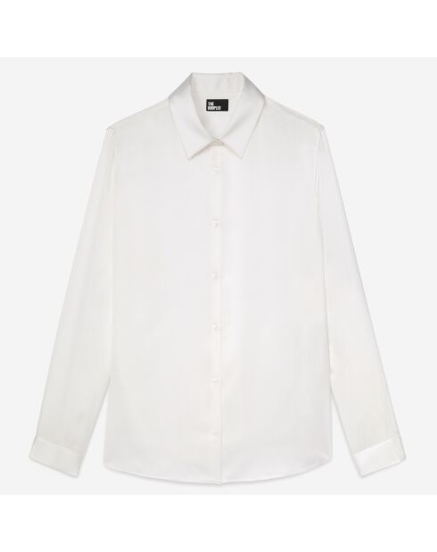 Chemise en soie écrue