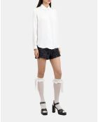 Chemise en soie écrue