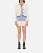 Veste en tweed écrue