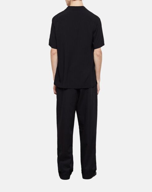 Chemise casual noire