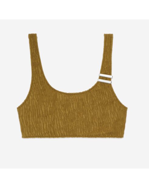 Haut de maillot de bain The Kooples x Luz brassière kaki