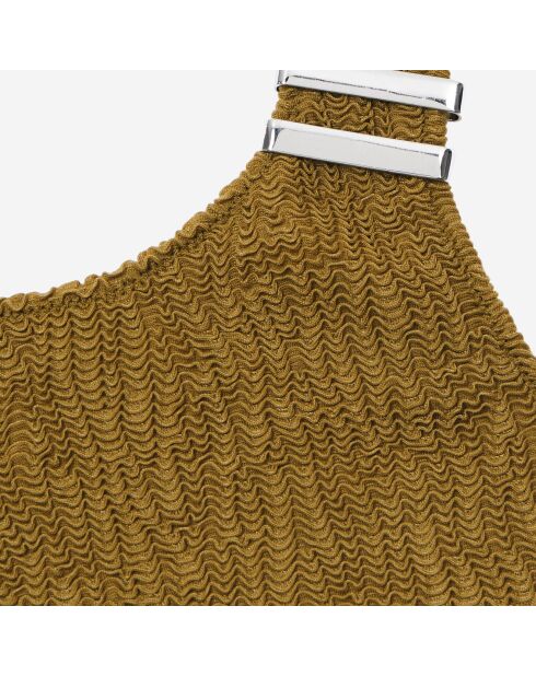 Haut de maillot de bain The Kooples x Luz brassière kaki