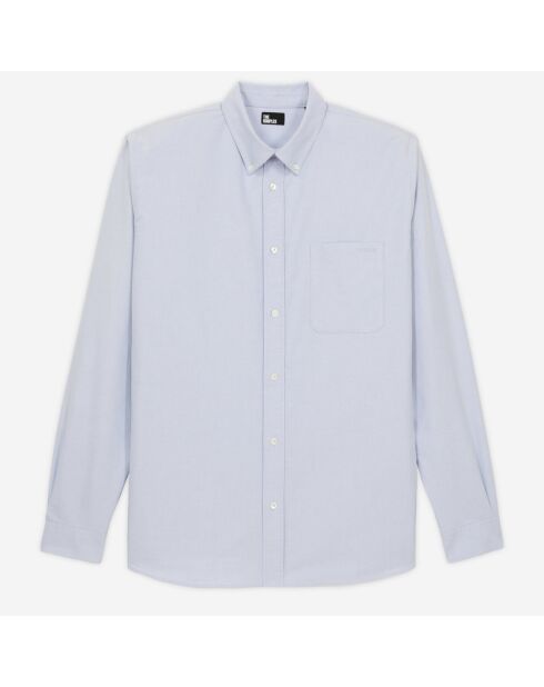 Chemise en coton bleu clair