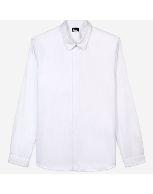 Chemise en smart twill blanche