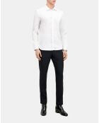 Chemise en smart twill blanche