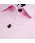 Veste type surchemise en Laine mélangée rose