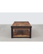 Table basse rectangulaire Acacia Moon Naturel - 130x70x40 cm