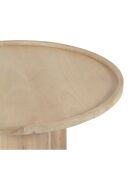 Table basse ronde Mango Barloo Beige - 89x89x43 cm