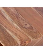 Table d'appoint pour canapé Acacia Aria Marron - 40x40x60 cm