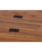 Table basse coffre carrée en acacia massif Naturel - 85x85x50 cm