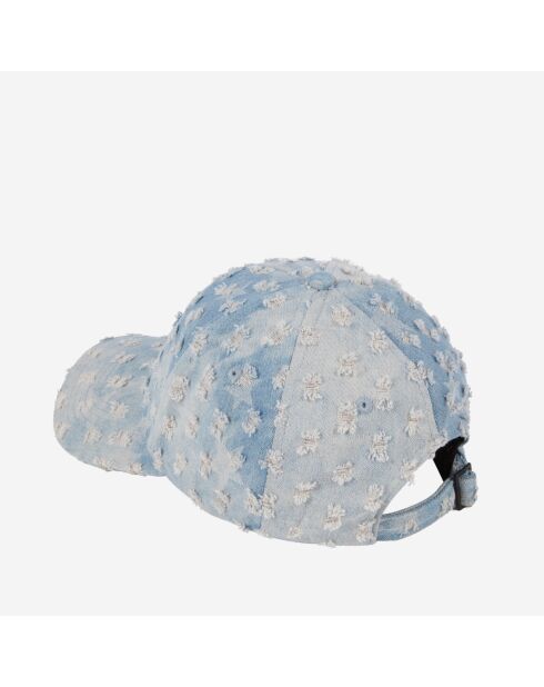 Casquette en denim  avec étoiles bleue