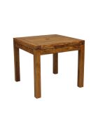 Petite table à manger carrée allonge 70 Acacia Gordon Naturel - 70x70x78 cm