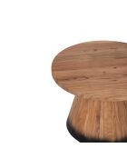 Table basse ronde 60 cm Acacia Dimona Naturel - 60x60x40 cm