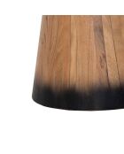 Table basse ronde 60 cm Acacia Dimona Naturel - 60x60x40 cm