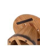 Table basse ronde 60 cm Acacia Dimona Naturel - 60x60x40 cm