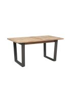 Table de repas extensible Acacia Forest Brut - 160x90x76 cm