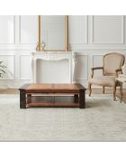 Table basse carrée Acacia Moon Marron - 100x100x40 cm