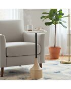 Table d'appoint pour canapé Mango Madsoni Naturel - 24x24x56 cm