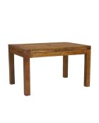 Table à manger rectangulaire allonge Acacia Gordon Naturel - 130x90x78 cm