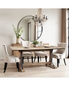 Table a manger Manguier Pondicherry Beige - 200x100x76 cm