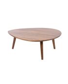 Table basse losange 117X105X40 en manguier massif Marron - 117x105x40 cm