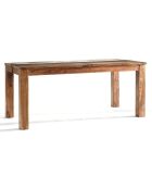 Table à manger rectangulaire 180 cm Acacia Tatoo Marron - 180x90x77 cm