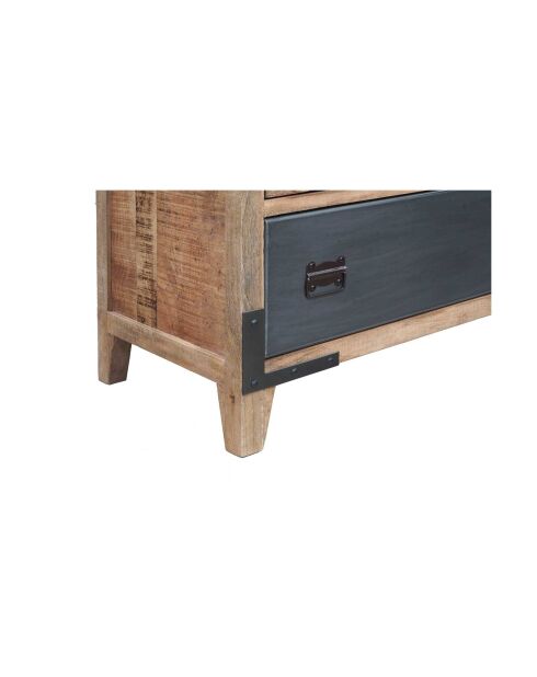 Commode 3 tiroirs Manguier Farm II Beige - 100x45x90 cm