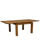 Grande table à manger carréé allonge 130 Acacia Gordon Marron - 130x130x78 cm
