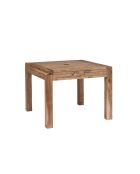 Table carrée 70x70 à rallonges Marron - 70x70x78 cm