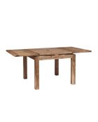Table carrée 70x70 à rallonges Marron - 70x70x78 cm