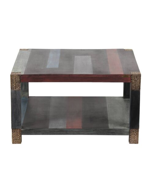 Table basse carrée 80 cm Manguier Pushkar Naturel - 80x80x45 cm