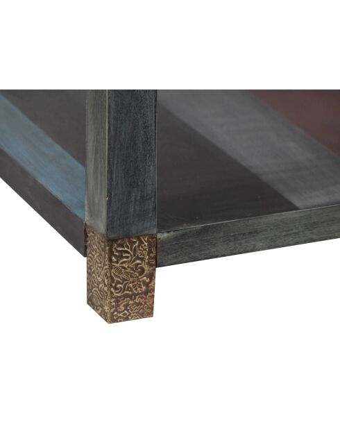 Table basse carrée 80 cm Manguier Pushkar Naturel - 80x80x45 cm