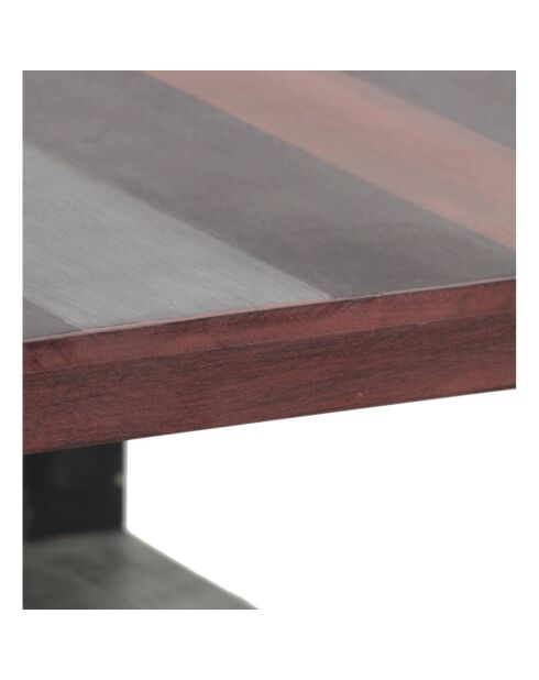 Table basse carrée 80 cm Manguier Pushkar Naturel - 80x80x45 cm