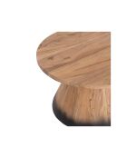 Table basse ronde bois 80 cm Acacia Dimona Naturel - 80x80x45 cm