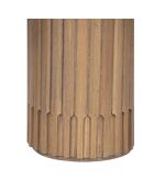 Table d'appoint ronde pour canapé Chêne Dalta Marron - 56x56x56 cm