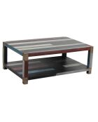 Table basse rectangulaire 120x80cm Manguier Pushkar Naturel - 120x80x45 cm