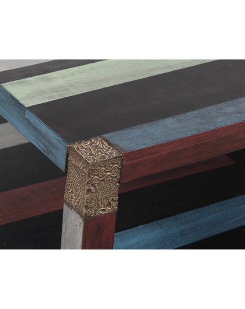 Table basse rectangulaire 120x80cm Manguier Pushkar Naturel - 120x80x45 cm