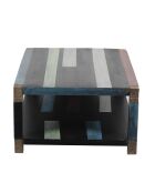Table basse rectangulaire 120x80cm Manguier Pushkar Naturel - 120x80x45 cm