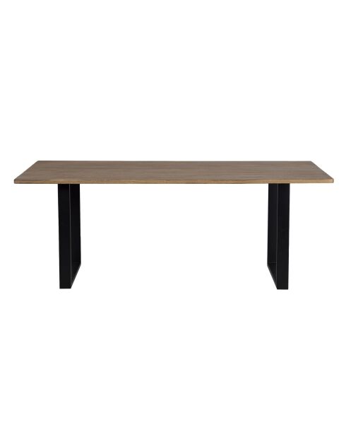 Table de repas 200 cm en manguier Manguier Kfir II Naturel - 200x100x76 cm