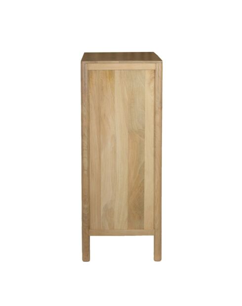 Commode 5T Mango Matan Beige - 91x51x127 cm