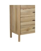 Commode 5T Mango Matan Beige - 91x51x127 cm