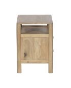 Table de chevet 2T Mango Matan Beige - 57x40x57 cm