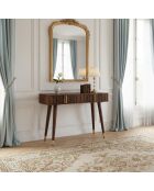 Console tendance 2 tiroirs Manguier Ramon Naturel - 110x40x75 cm